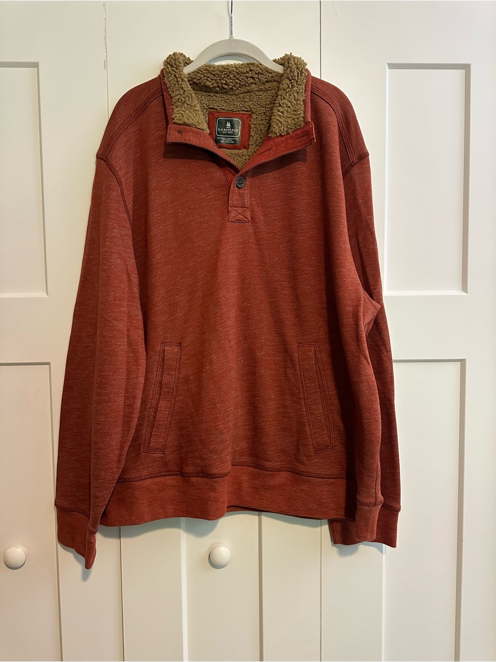 G.H. Bass & Co. Rust Crewneck Sweater